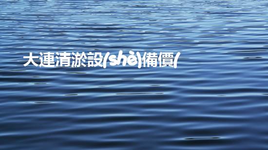 大連清淤設(shè)備價(jià)格曝光！你知道嗎？